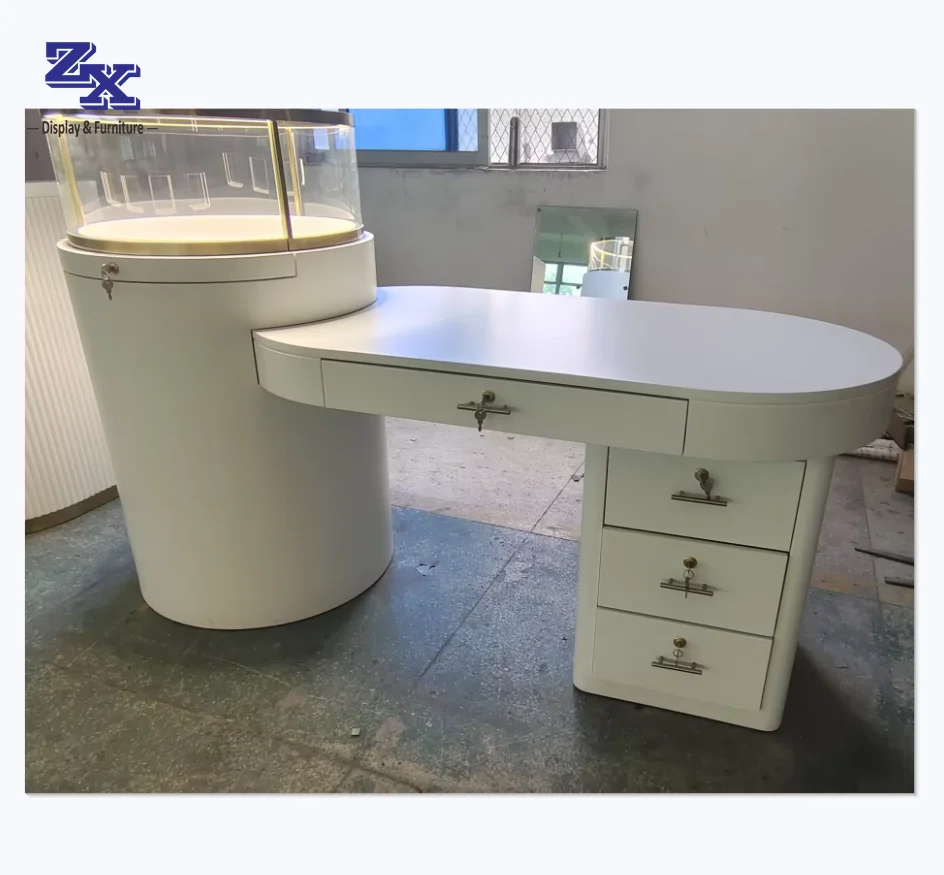 High Quality Customized Jewelry Display Table with Jewelry Showcase for Jewelry Shop Display Furniture