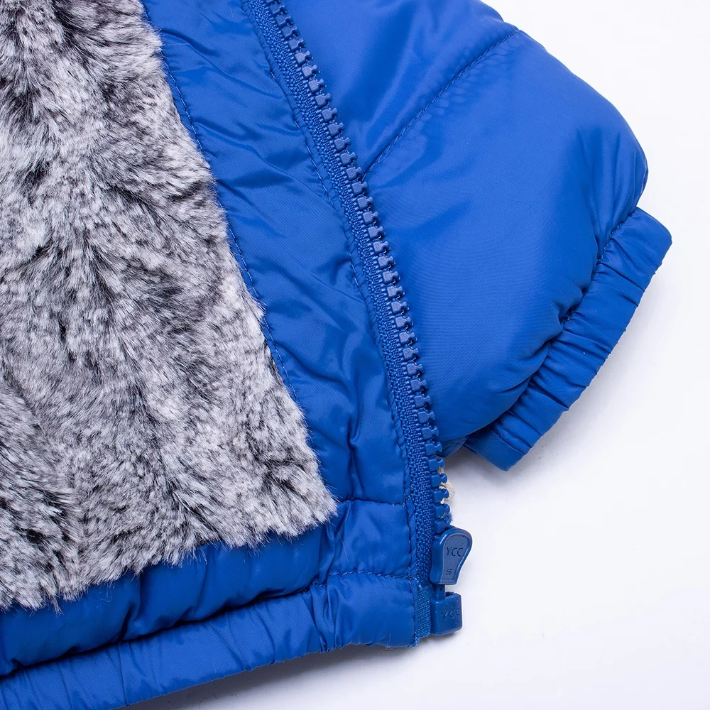 
Winter Outdoor Softshell Hooded Fur Lined Padded Kids Jackets Coats Kids Winter Jacket 