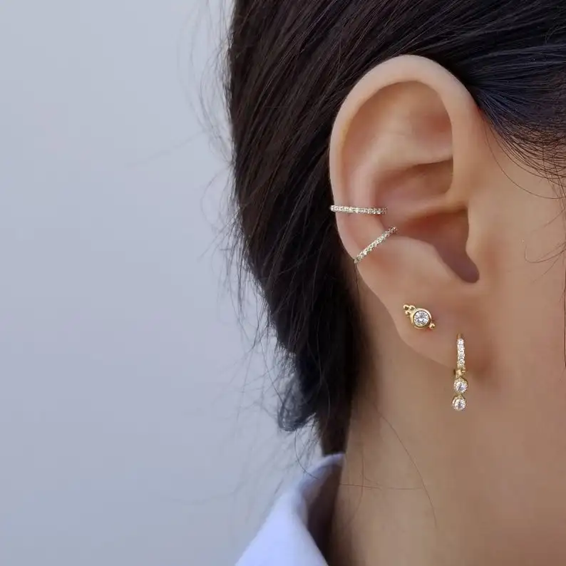 Специальное предложение модные 925 стерлингового серебра мини-юбка для девочек с одним камнем 4 вида цветов пакет небольшой серебряные