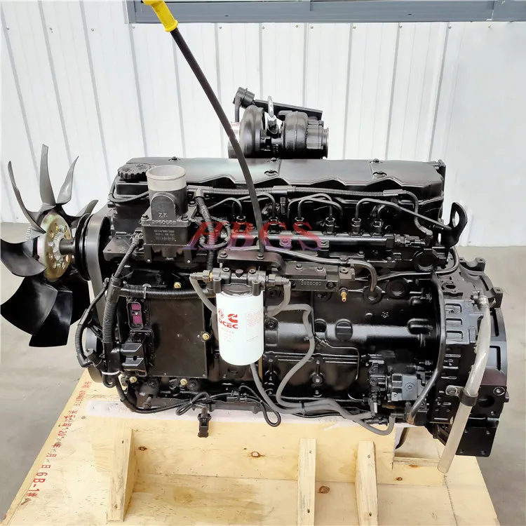 6-cylinder 4-stroke turbocharged aftercooling mechanical diesel engine assembly QSB6.7