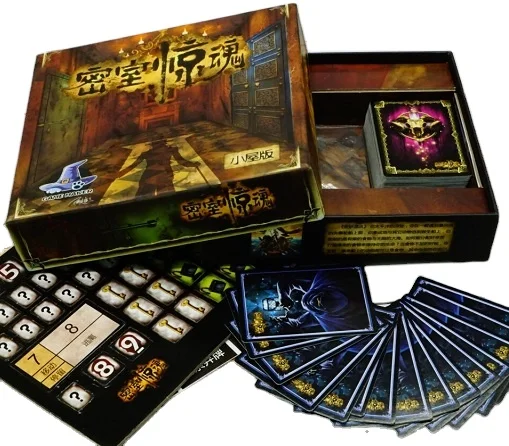 Custom Grimaces Sequence Board Game with Paper Printing Including Cards and Board Games Packaging