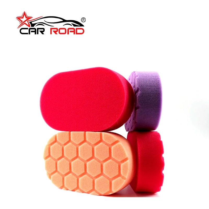 CARROAD Hot sale Application Sponge Hand Polishing Pad Wholesale car waxing applicator sponge polishing applicator