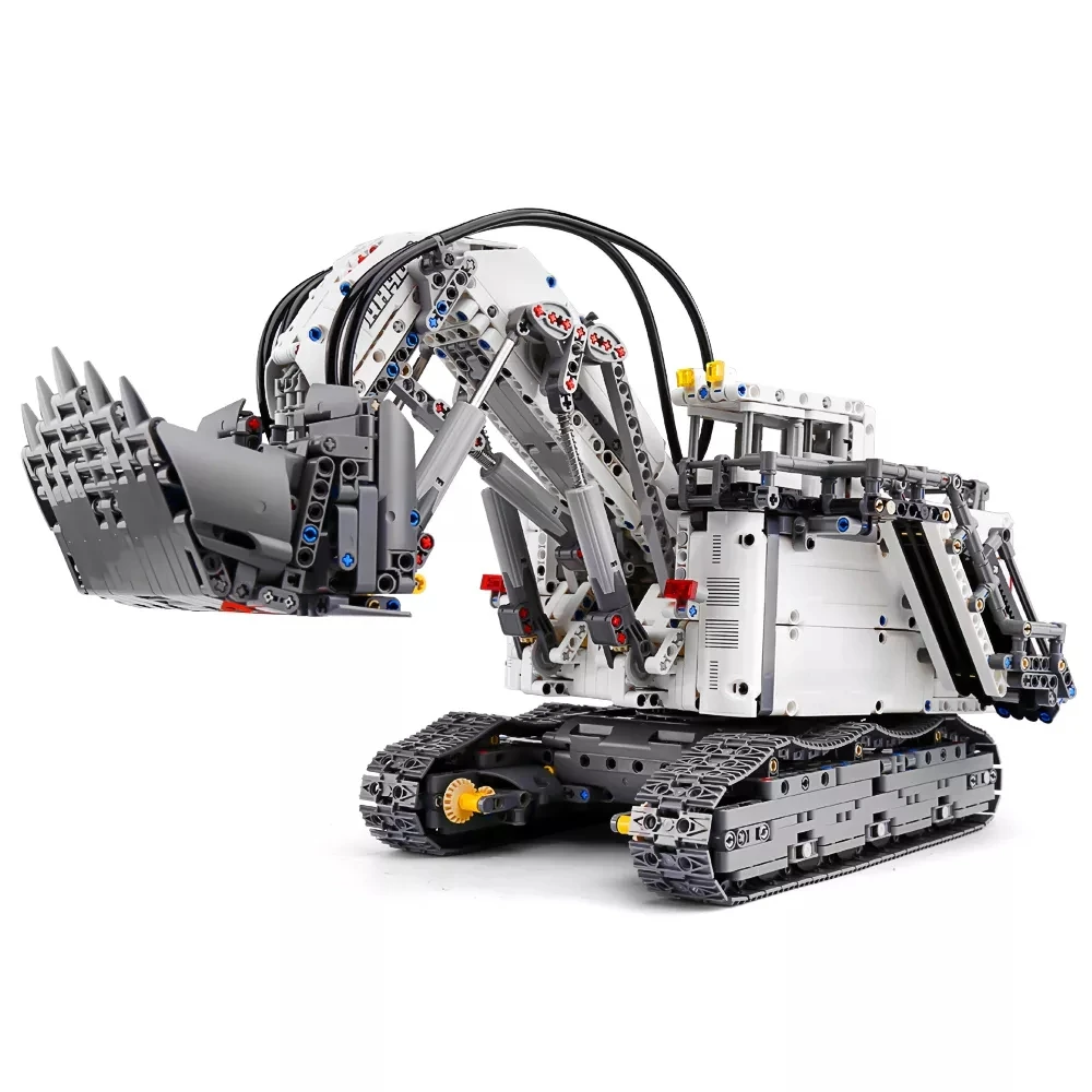 Грузовик Mold King 13130 с дистанционным управлением из технического приложения R9800 Terex RH400 горнодобывающая модель экскаватора строительные блоки кирпичи детские игрушки