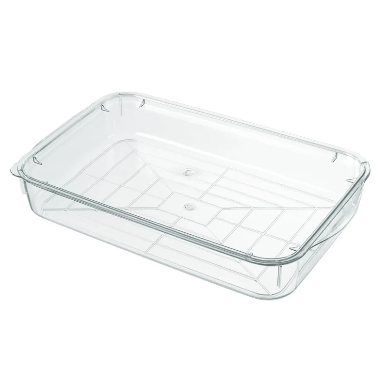 Refrigerator Storage Box With lid Multi Layer Large Capacity Plastic Storage Container
