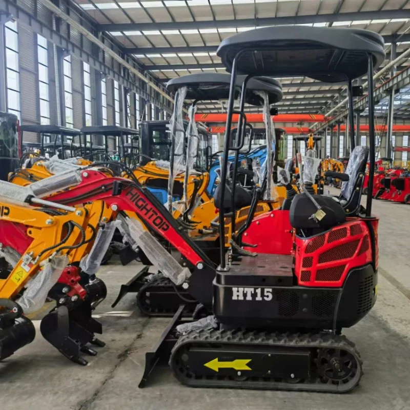 New Hot Sale Model!!!!!Tailless HT15Pro Mini Excavator With Hydraulic Pilots