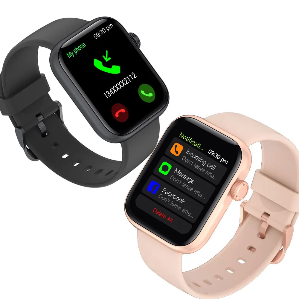 2022 Latest Wearable Square Classic BT Calling Waterproof Montre Inteligente Reloj Smart Watch For Men Women