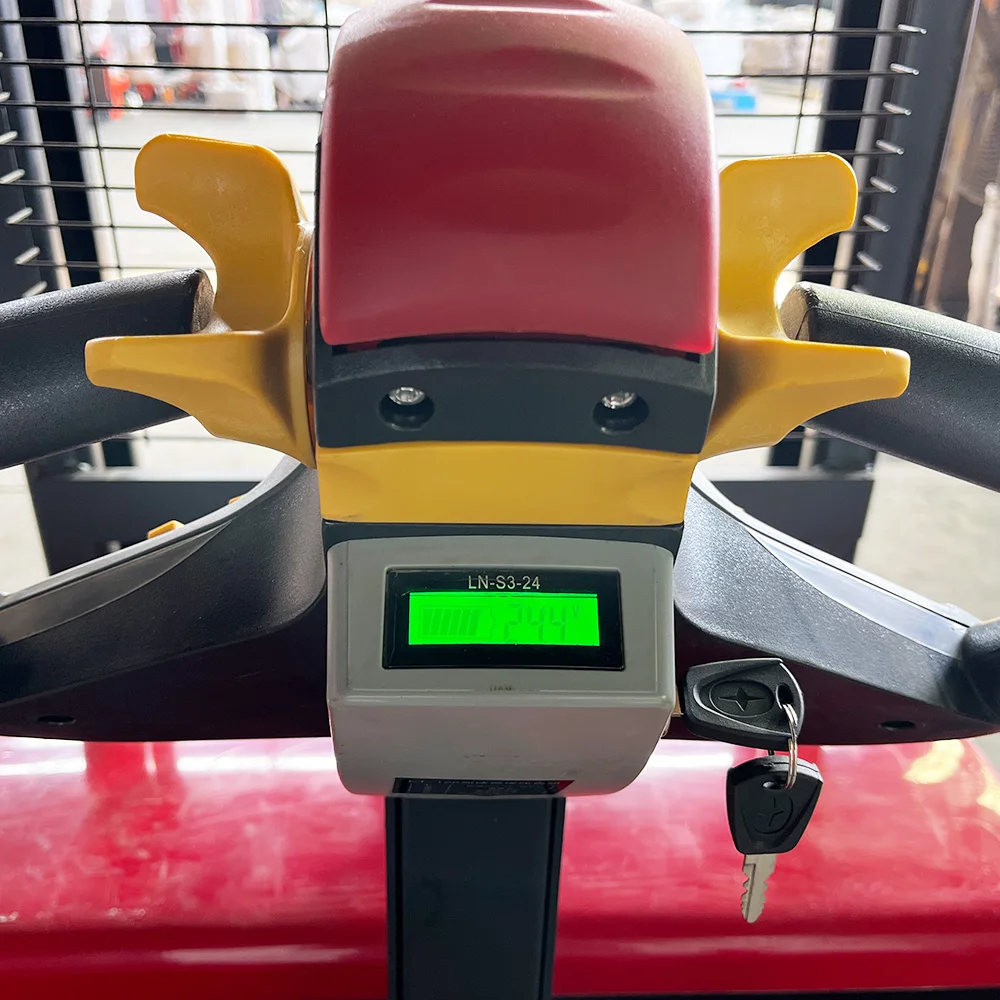 Factory Direct sale Pallet Lifter Forklift In Warehouse lifting height 1600mm 3000mm Semi Electric Pallet Stacker