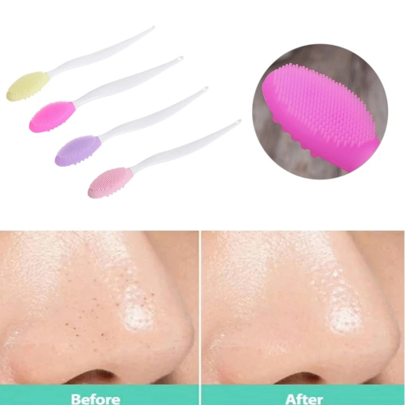 Silicone Lip Scrub Exfolitor Facial Kit for Women Nose Brush