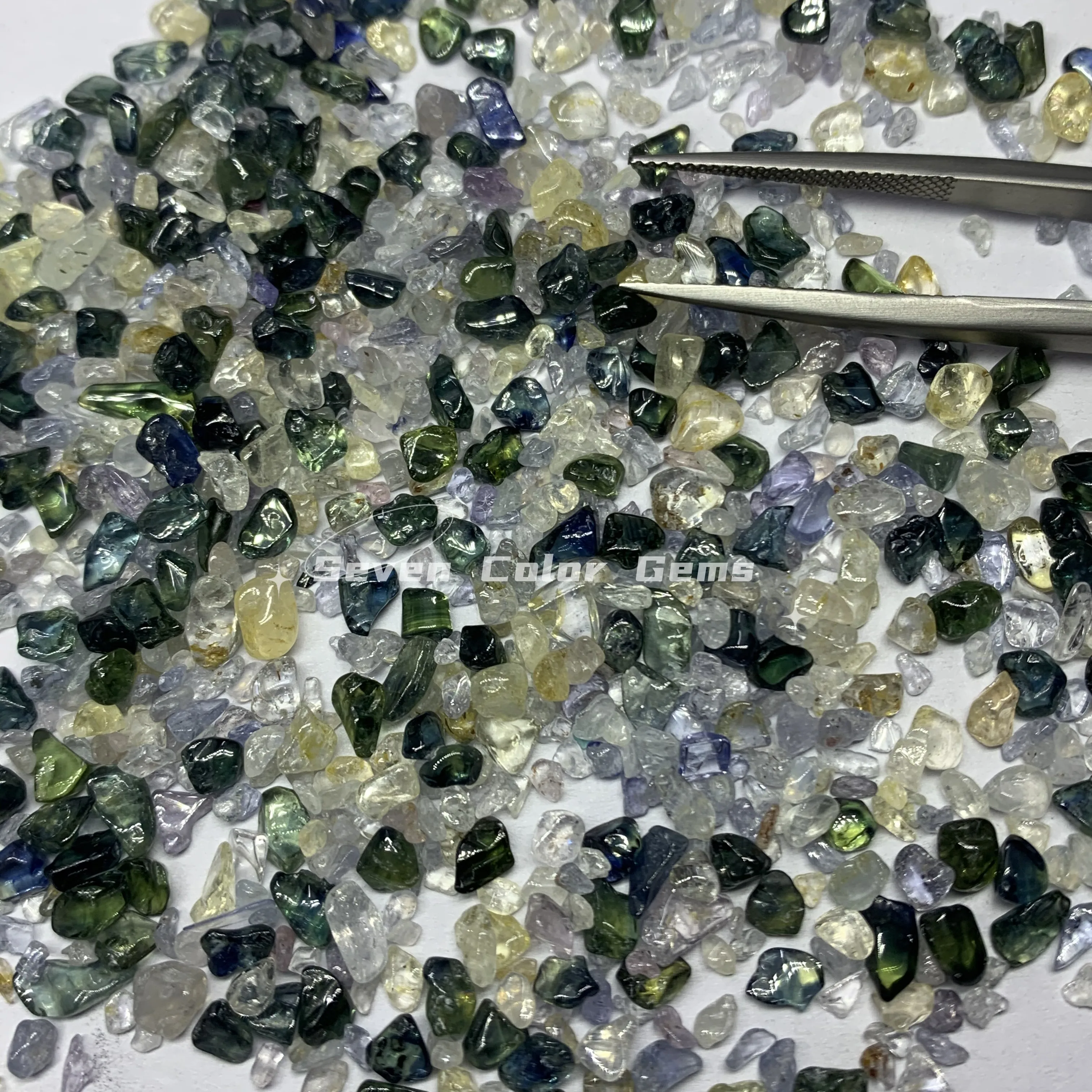 2-3mm Natural rough blue sapphire gem rough top quality natural blue sapphire stone raw rough loose gemstone