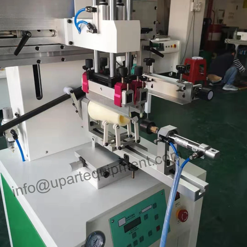 one color logo serigraphica printing automatic paper cup screen printing machine
