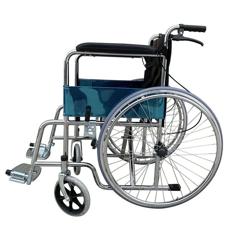 China wheelchair manufacturer manual folding adult transit medical ultra lightweight toilet wheelchair