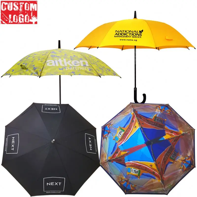 Custom Logo Print Umbrella Golf Promotional Umbrella Golf Luxury Golf Umbrella