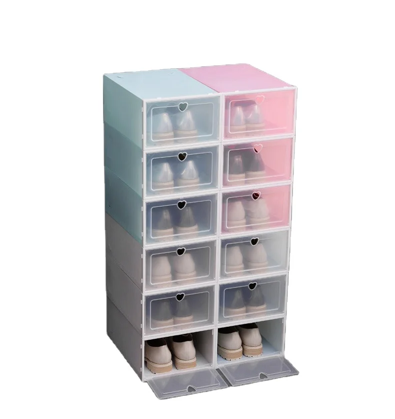 Оптовая продажа дешевая простая удобная и долговечная прозрачная складная пластиковая коробка для хранения