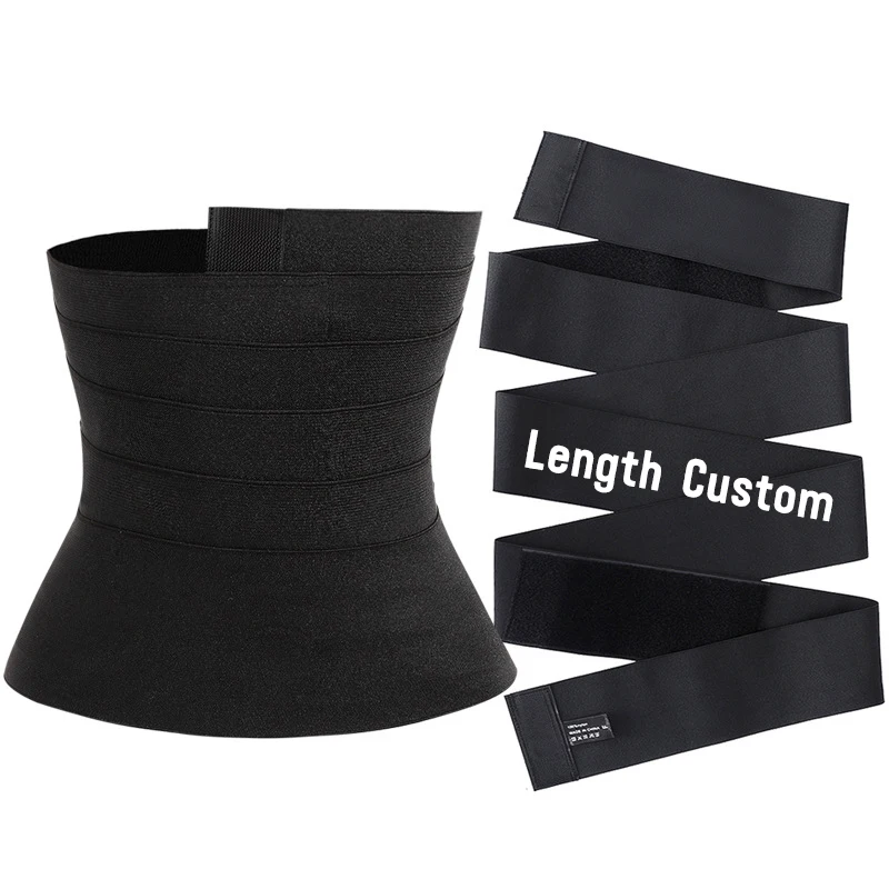 Женское корректирующее устройство для живота, Утягивающее Корректирующее белье для фитнеса, эластичный пояс для тренировок, длина по индивидуальному заказу