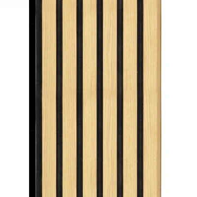 HENGJIU Factory Custom mdf акустическая панель Звукопоглощающая деревянная древесина акустические панели Slat стеновые с полиэфирным