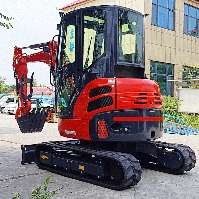 High Quality Mini Excavator 1Ton Hydraulic Breaker Hammer  Municipal Engineering Small Digger With Kubota Engine 3.5 Ton