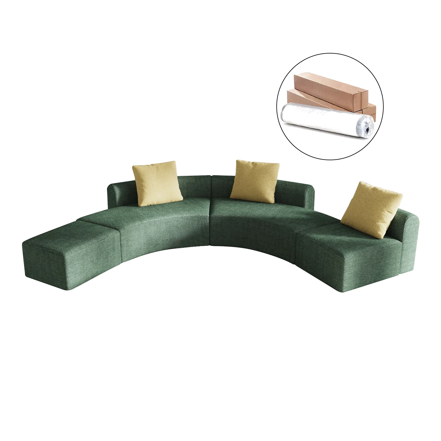 Customized Modern Compressed Foam Living Room Sofa Set Soft and Comfortable Simple Home Lounge Sofa modular sofa sets for home