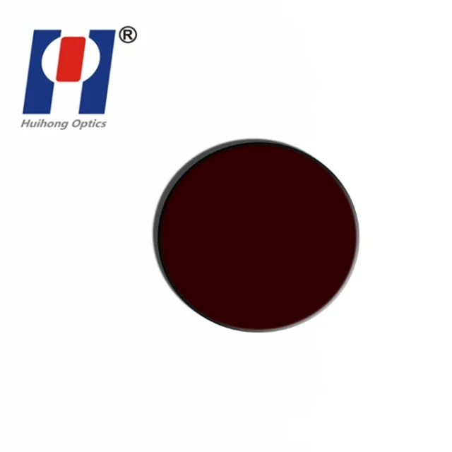 Round 95% High Transmission AR Coated Optical Red Long Pass Filter HB630 RG630