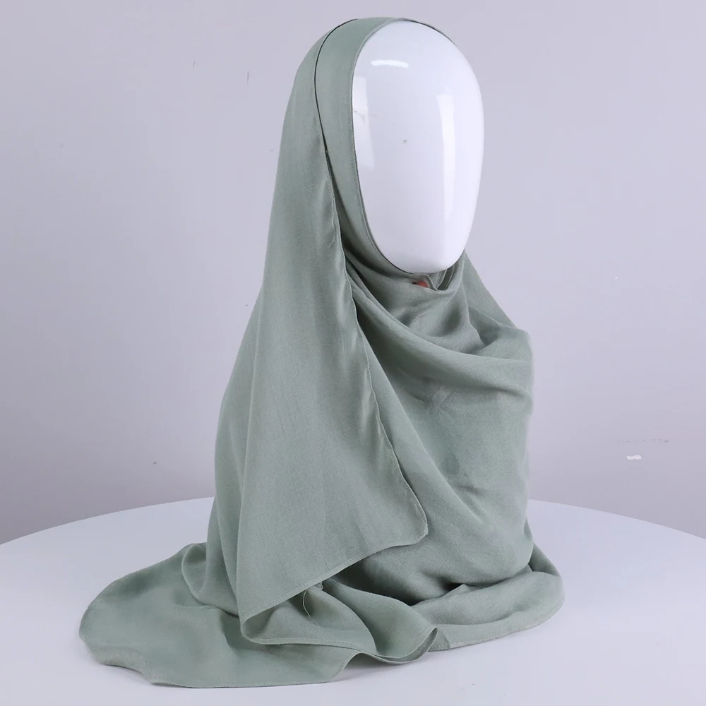 Vela натуральный модальный легкий хиджаб материал 100% бамбук хлопок