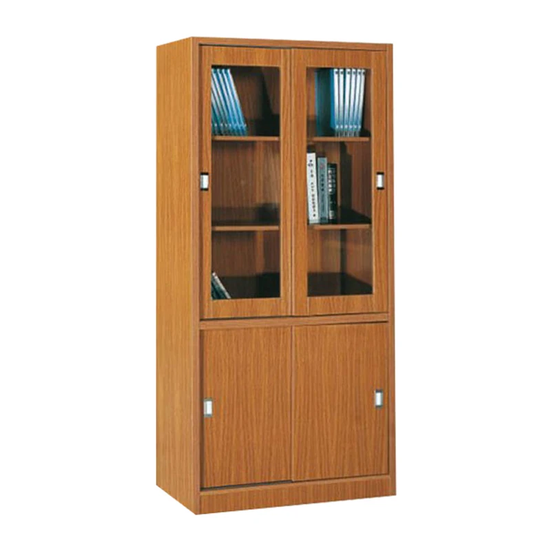 Standard Specifications Sliding Glass Door Office Filing Cabinet with Factory Sale Direct