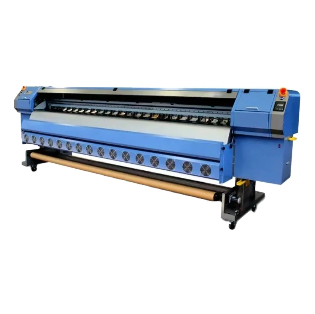 Высокоскоростная широкоформатная печатная машина Allwin Konica Minolta 512i 3 2 м растворитель с 4 головками для печати гибких баннеров