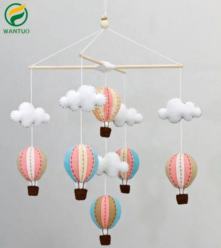 Австралийские животные мобильные телефоны для малышей из австралийского войлока деревянные детские вешалки