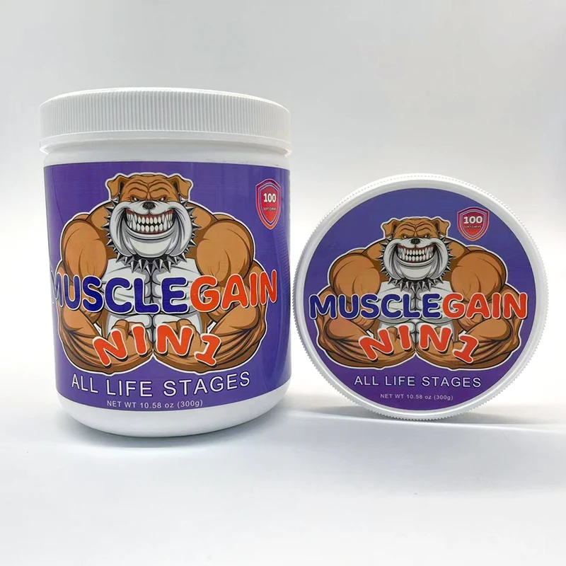 N In 1 American Bully Dog добавки для суставов MSM глюкозамин мягкие жевательные собачьи мышцы моделирующие