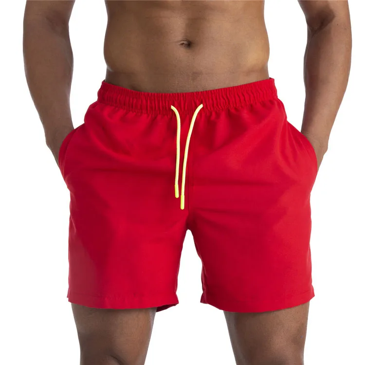 High Quality Men Summer Beach Shorts Water Proof Double Layer Mesh Plus Size Nylon Swim Shorts Men