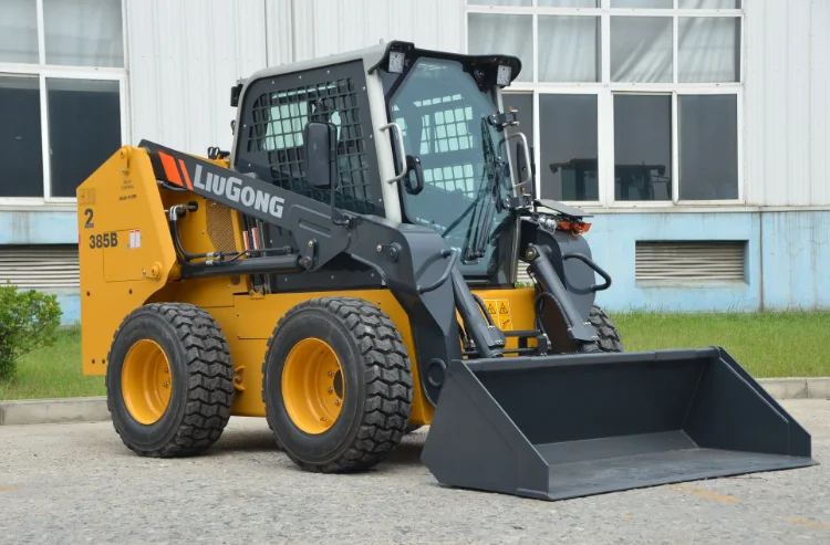 Popular model 3ton wheel skid steer loader 395B with high flow hydraulic system