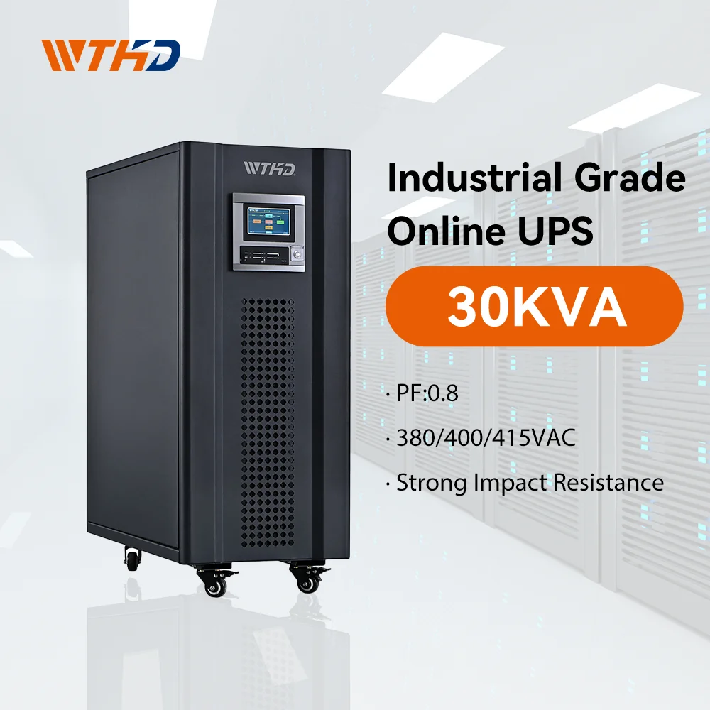 Промышленный онлайн UPS 30 кВА 3 фазы 25 кВт цена чистая Синусоидальная волна nobreak больница ups источник питания без батареи