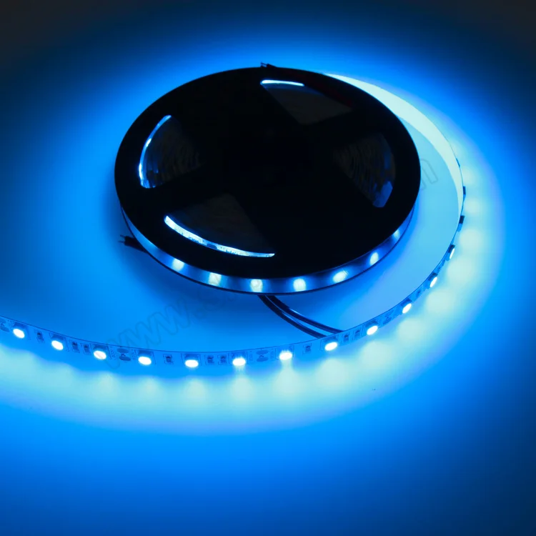 High quality Single Color RGB 12V 24V 60Leds/m SMD 5050 5m Led Strip Smart Flexible Strip Light