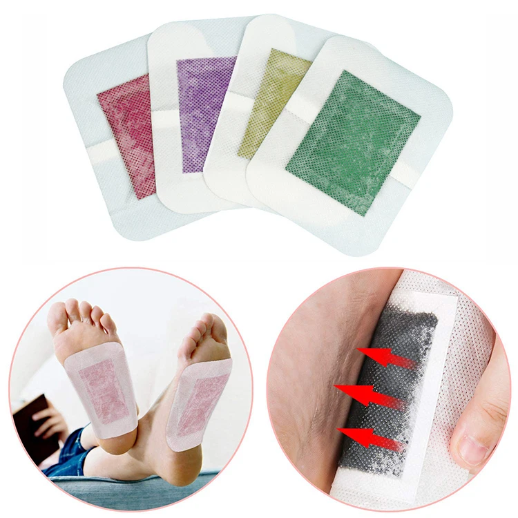 Chinese Detox Foot Patch Ginger Bamboo Vinegar Detoxification Japanese Detox Foot Patch Foot Pad Toxin Detox Physiotherapy