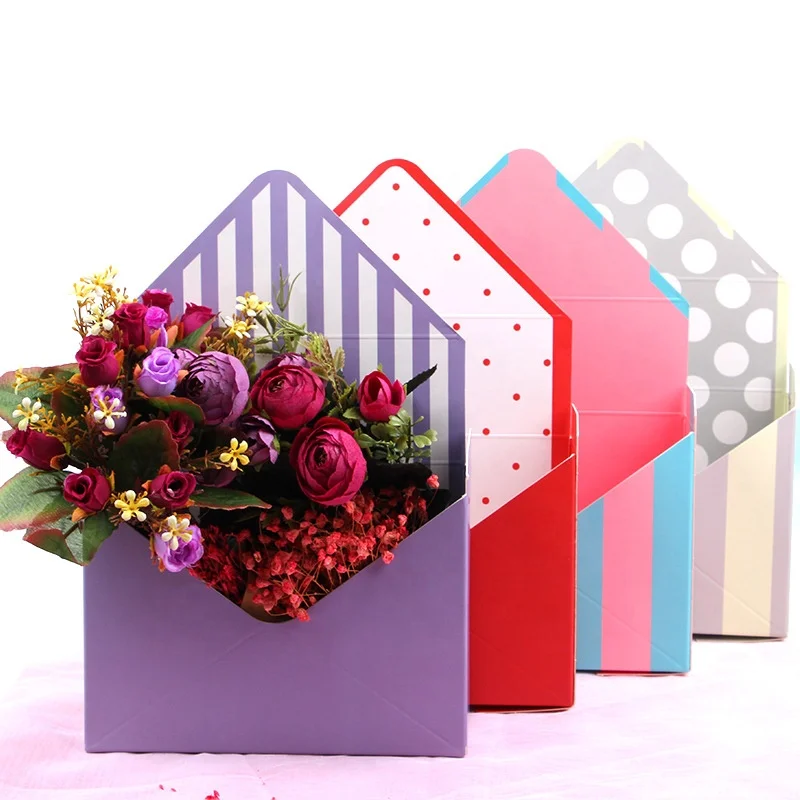 Креативные складные Свадебные украшения Cajas Para Flores, экологически чистые бумажные конверты для мам, подарочная упаковка