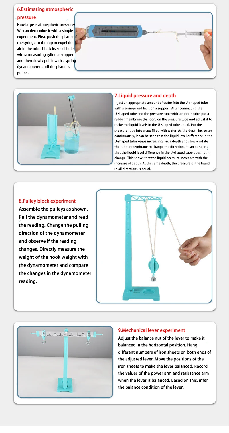 Full Set Physical Mechanics Experimental Equipment  Physics Teaching Instruments And Experimental Equipment