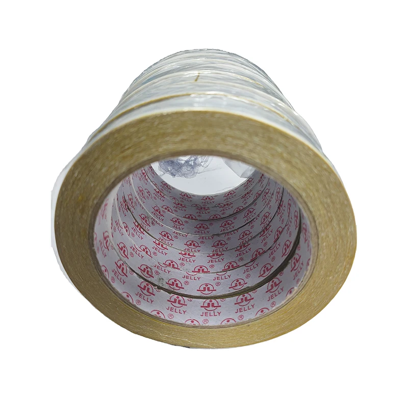 White Yellow Two Sided  Glue Tissue Hot Melt Adhesive Embroidery Tape for Garment Usage