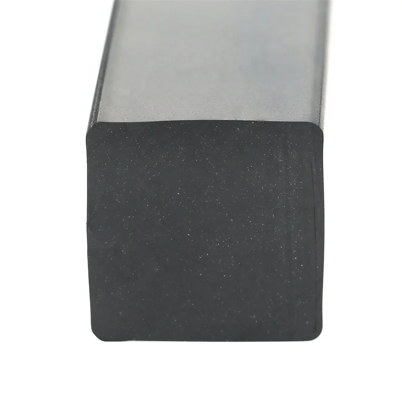 XHC Weather Resistant Square Rubber Gasket Dustproof Rubber  Extruded EPDM natural rubber foam squeeze extrusion