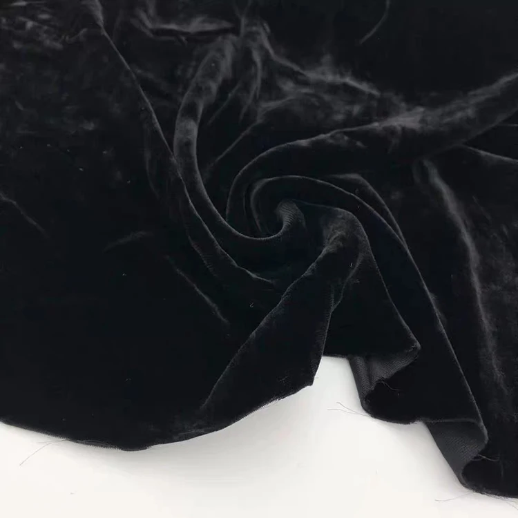 Width 140cm 100% Pure Natural Silk 20mm Silk Velvet Fabric for Clothes