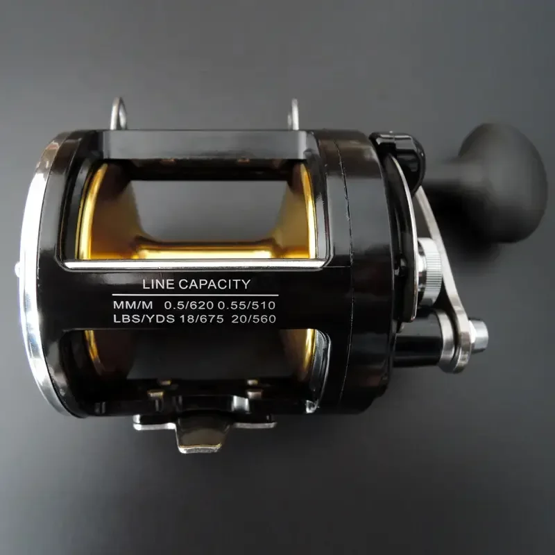 ZHUO RUN Factory Big Game 8bb 12000 3.4: 1 Gear Ratio 25kg Max Drag Saltwater Tuna Ocean Reel Drum Reel Fishing Trolling Reel