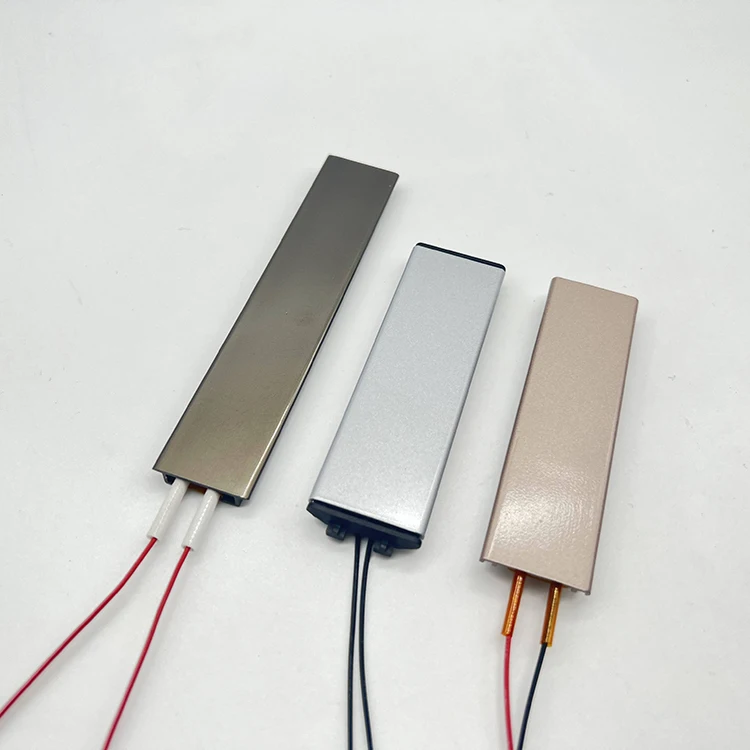 Low Voltage PTC Heating Element Customized Temperature Ceramic Heater Plate Aluminum Case Electrical Water Heating PTC Heater
