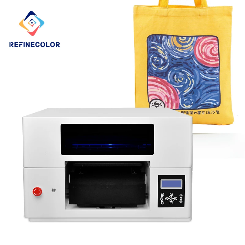 Refinecolor DTF Printer Factory Direct To Garment Printer Cheap R1390 6Colors A3 Dtg T Shirt Printer Tshirt Printing Machine
