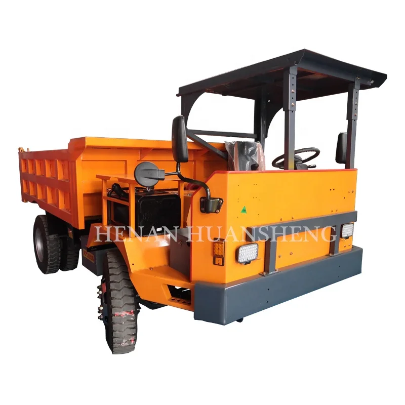 Huansheng Mine Cargo Dumper 5-8 Ton Underground Diesel Mining Dump Truck (Four-wheel Drive)