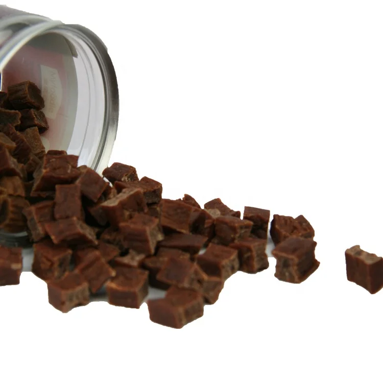 Professional Manufacturing Dog Dried Beef Cubes Pet Snacks Pet Training Treats