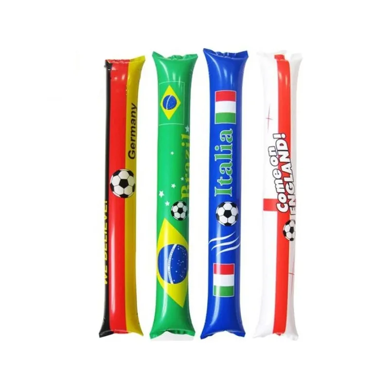 customized advertising items country flag bam bam bang bang sticks thunder inflatable clap stick balloon clapper