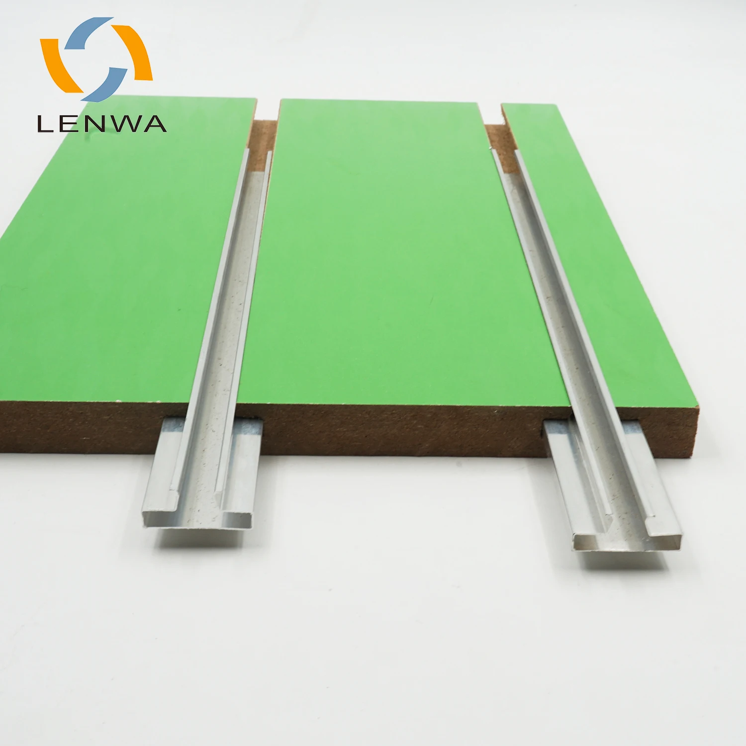 
Lenwa Aluminum Factory 6063-T5 extrusion profile Supermarket display slat wall ready to ship 
