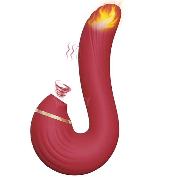 Sexbay Custom wholesale Thermal dildo Massager toys Slap G-spot clitoris sucking vibrator Female vibrator insert