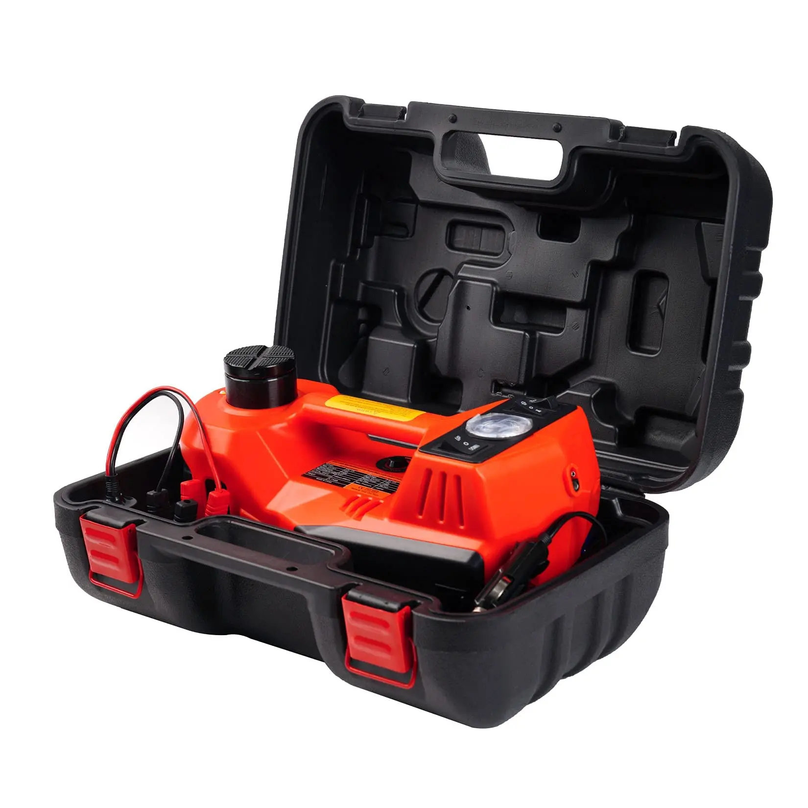 3 in 1 5 Tons 12v Portable electric hydraulic jack with electric air inflation pump hydraulic jack