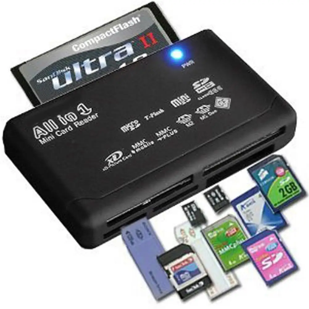 Устройство для чтения карт все в одном TF MS M2 XD/CF/SD/Кардер USB кард-ридер мини памяти картридер с календарем ПК