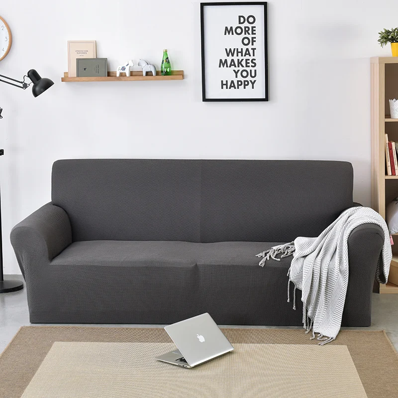 Simple Breeze Three People Seat Stretch Sofa Cover Home Clothing 6 Colors Sofa Cover Wholesale