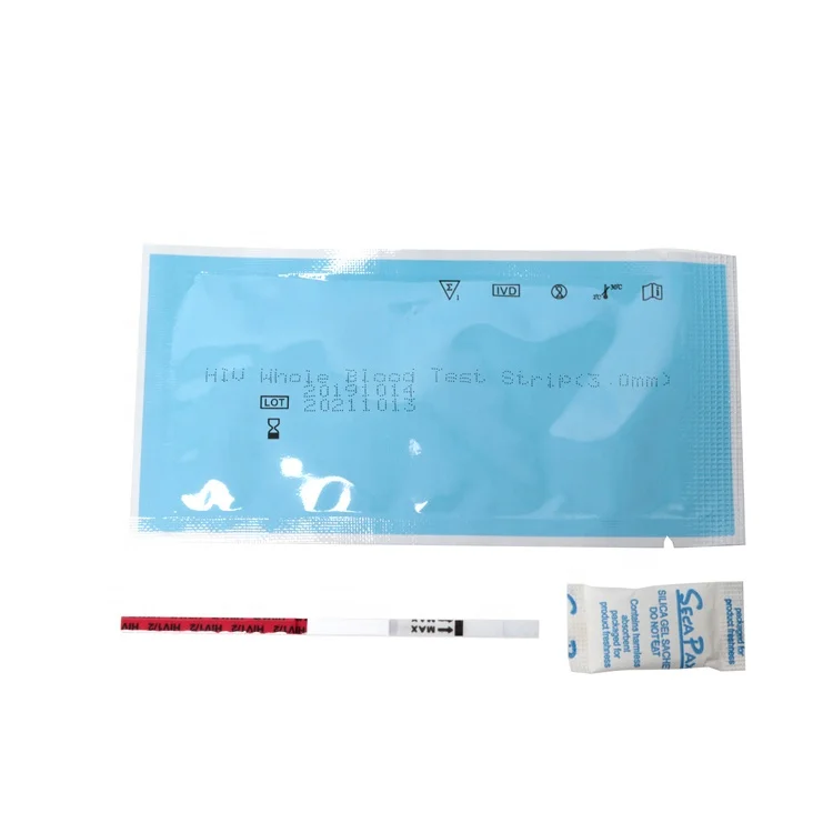 Коллоидного золота экспресс-тест egens ВИЧ карты тест на в 1/2 p24 определить Tri-line Rapid домашний а-ля тестовый комплект лекарства 3.0mm4.0mm сыворотка