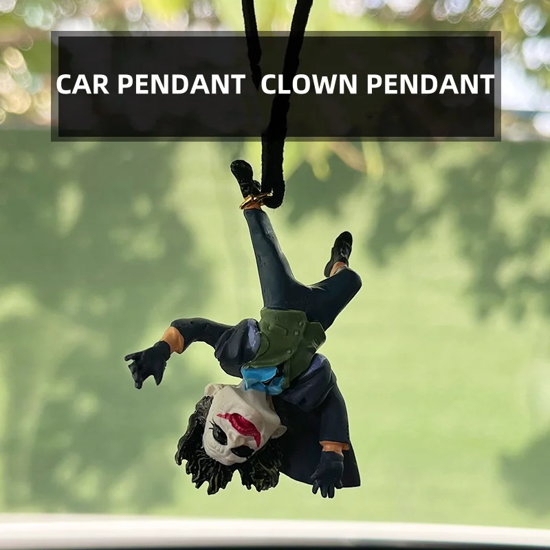Car Joker Decoration Personality Pendant Rearview Mirror Pendant Decoration Car Goods Interior Accessories